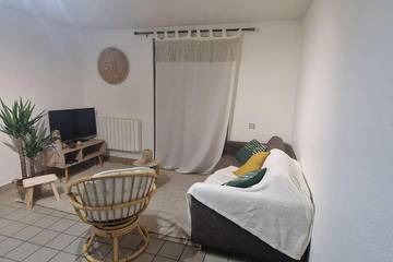 Gîte pour 4 personnes, avec balcon et vue à Vizille