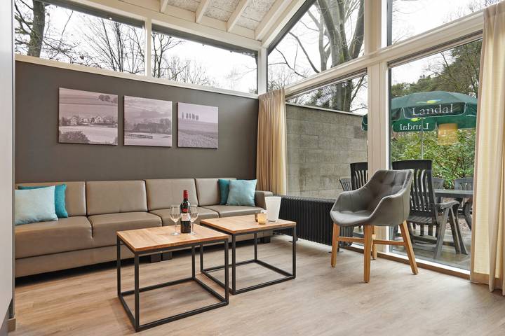 Ferienhaus für 5 Personen, mit Terrasse und Balkon/Terrasse