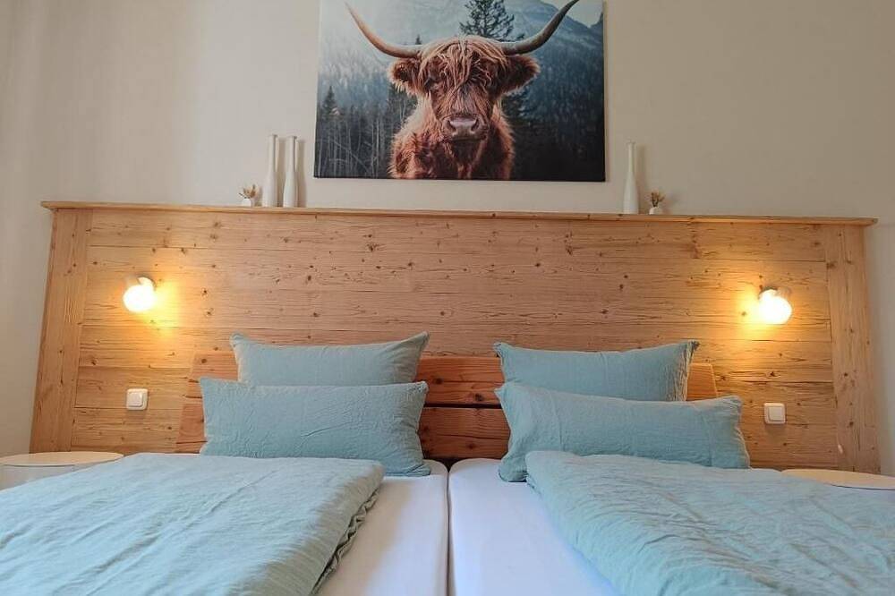 Ganze Wohnung, Gemütliche Ferienwohnung mit Fasssauna und Hot Tub in Laubach, Vogelsberg Region