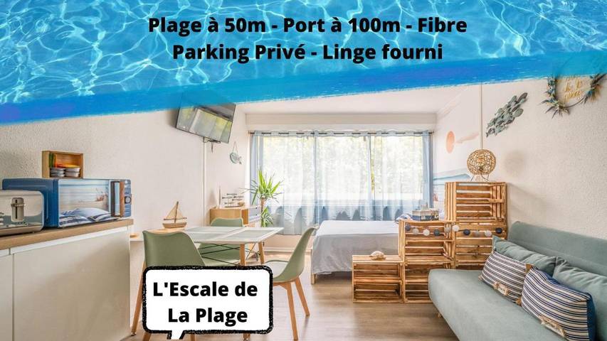 Gîte pour 3 personnes dans Plage du Grazel