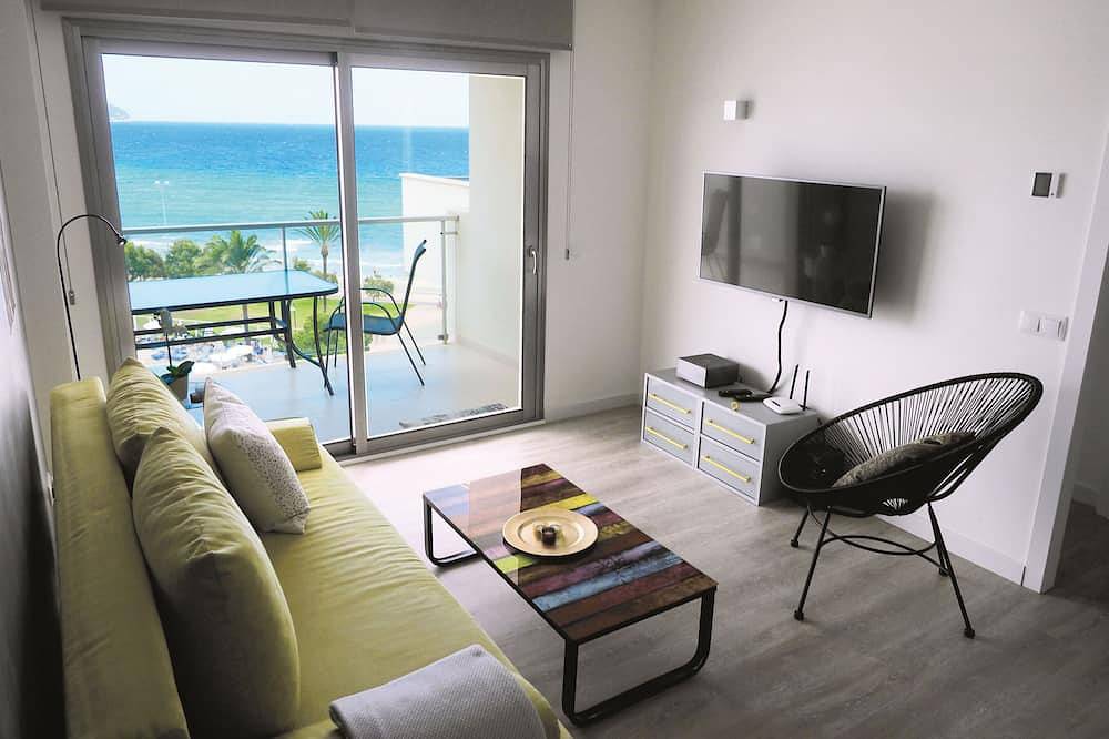 Ganze Wohnung, Traumblick Strandapartment, 6. Stock in 1. Meereslinie - Wohnen wie bei Freunden in Cala Millor, Sant Llorenç des Cardassar