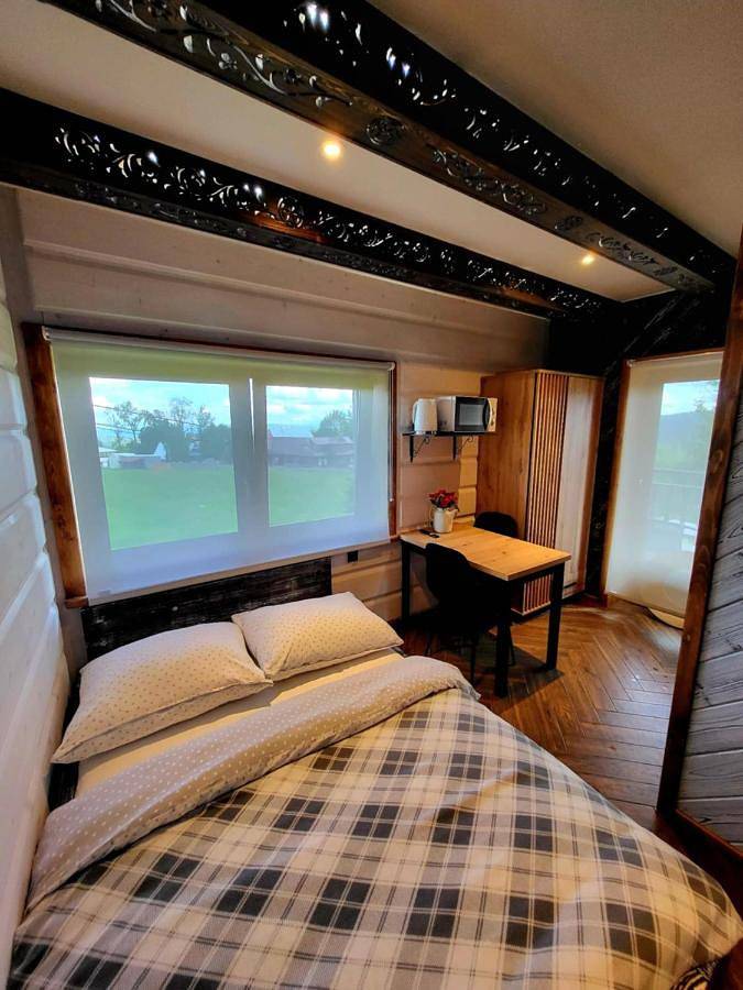 Apartament wakacyjny dla 2 osób, z widok i ogród w Nowe Bystre