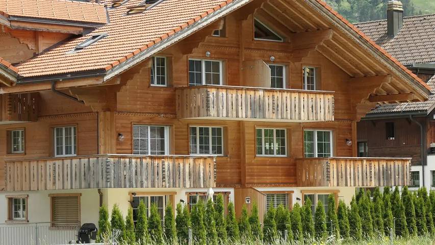 Gîte pour 6 personnes, avec balcon à Kandersteg - 4