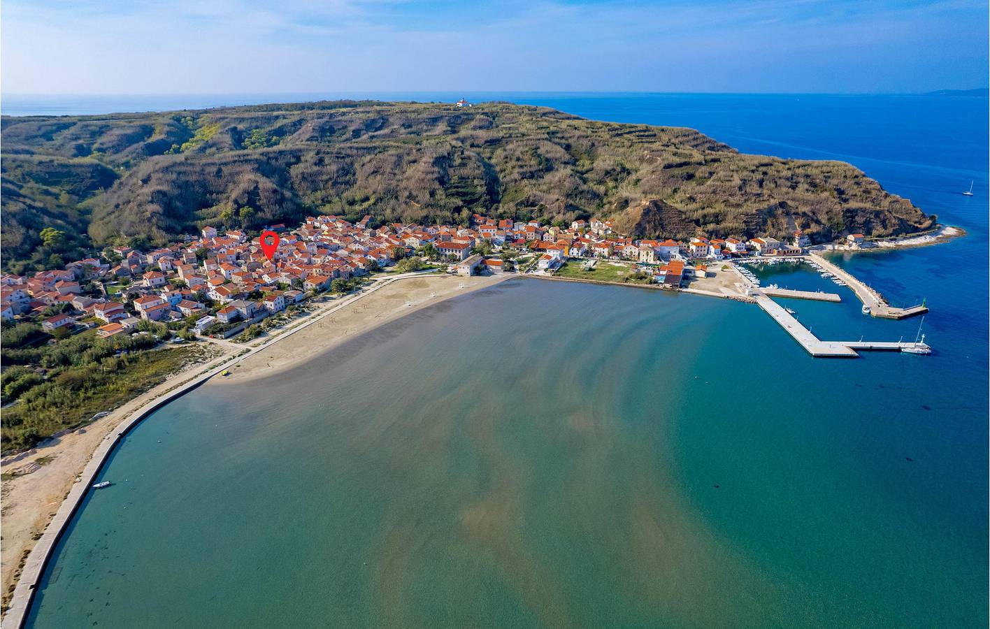 Charmante Ferienwohnung, 700 m vom Strand entfernt, mit WLAN und Klimaanlage in Lošinj, Susak