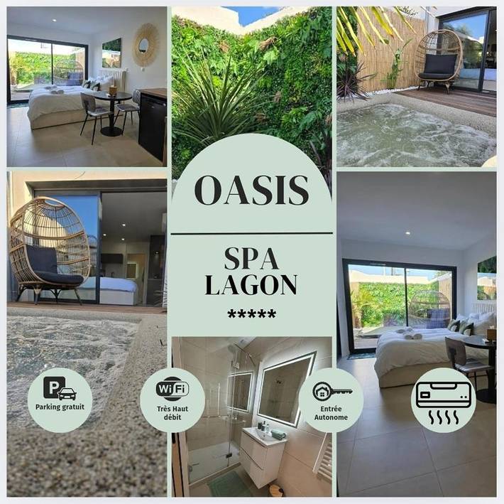 Appartement de vacances pour 2 personnes, avec terrasse ainsi que piscine et jacuzzi