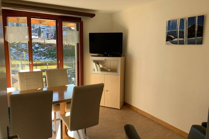 Ganze Ferienwohnung, Ferienhaus Bergflow - 4-Zimmerwohnung mit urigem Dachstock und zwei separaten Duschen/Wc in Flumserberg, Flums