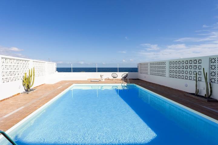 Chalet pour 8 personnes avec terrasse in Las Caletillas, Candelaria