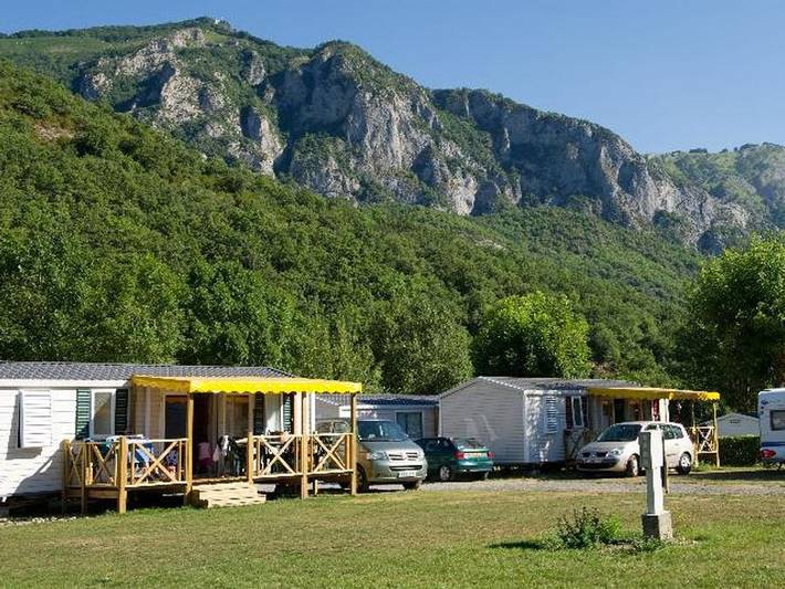 Camping de la Châtaigneraie - Mobilheim 6 personen - Tribu 3 Zimmer in Agos-Vidalos, Französische Pyrenäen