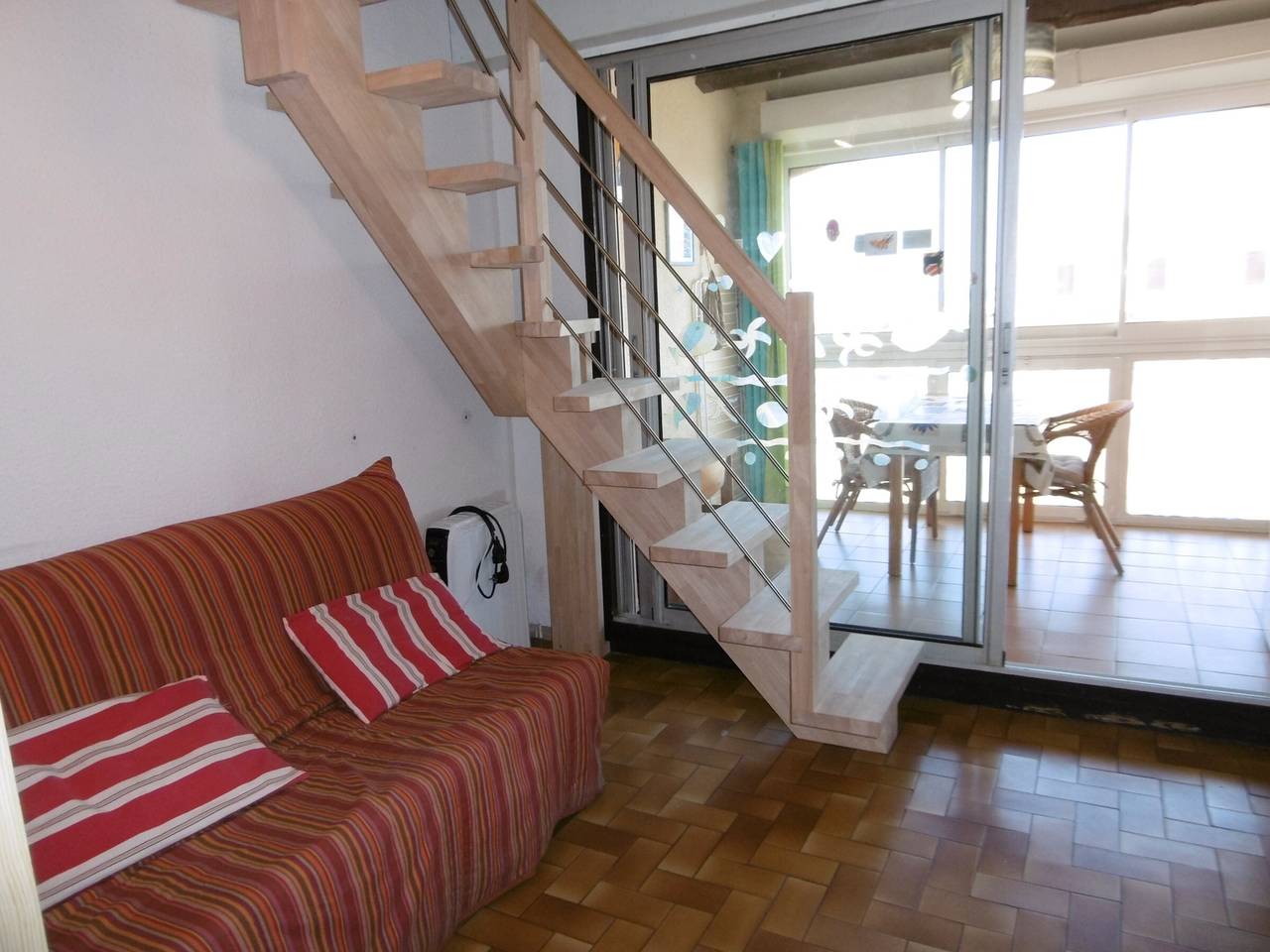 Ganze Wohnung, Studio mit Schlafboden, Pool und Tennis - Strandnah - Garage Inklusiv in Le Barcarès, Côte d'Améthyste