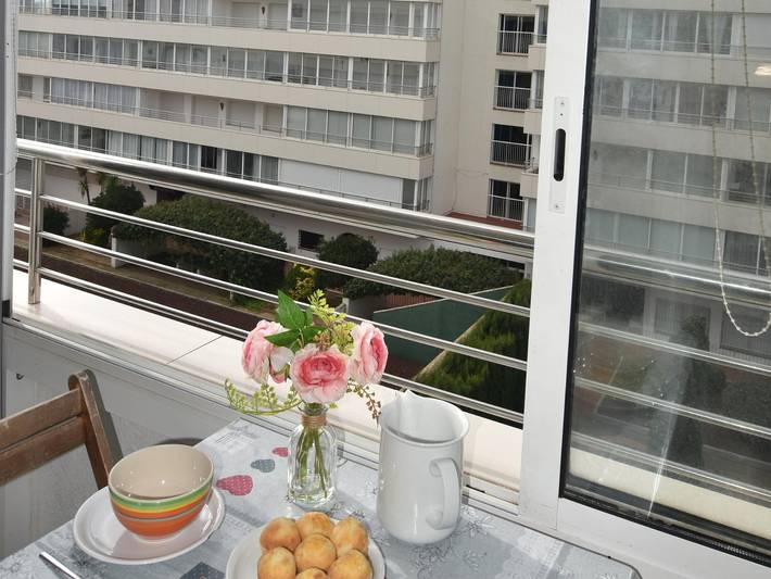 Studio pour 4 personnes, avec terrasse ainsi que jacuzzi et piscine