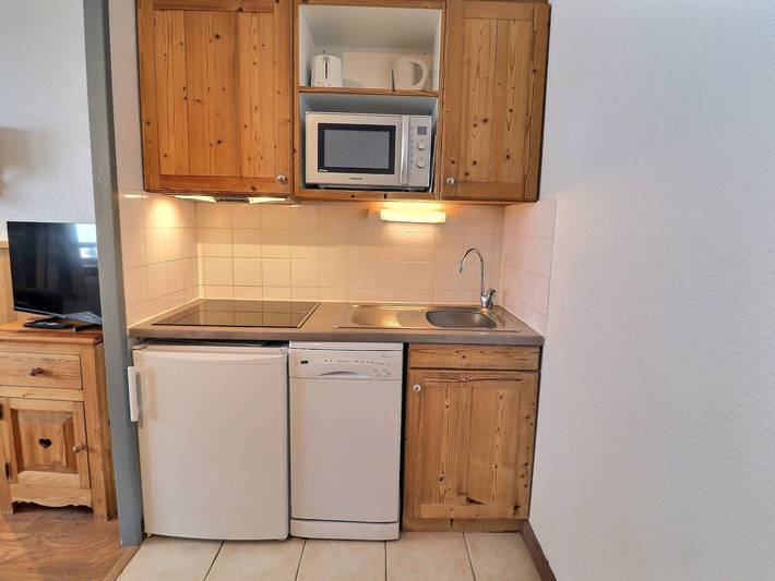 Ganze Wohnung, Gemütliche 2-Zimmer-Wohnung, Ski-in/Ski-out, Haustiere Erlaubt in La Tania, La Perrière