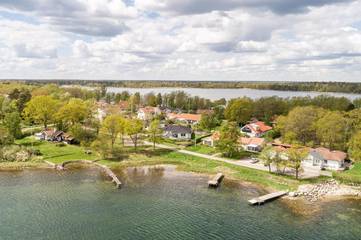 Ferienhaus für 3 Personen, mit Seeblick und Ausblick sowie Terrasse in Kalmar