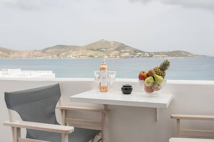 Maison d’hôte pour 2 personnes, avec Balcon et Vue dans Náoussa