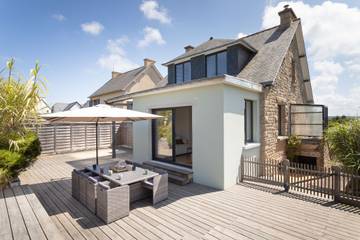 Location de vacances pour 10 personnes, avec jardin et terrasse dans Plage De L Islet