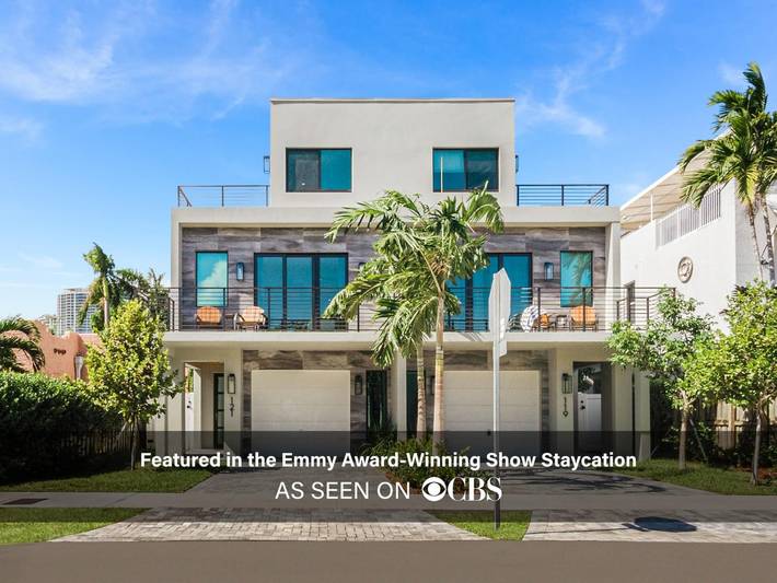 Hus för 14 Personer, med balkong och trädgård, barnvänlig i Fort Lauderdale