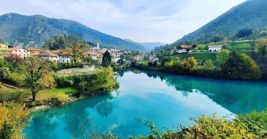 Location de vacances pour 6 personnes, avec vue ainsi que vue sur le lac et jardin à Tolmin - 4