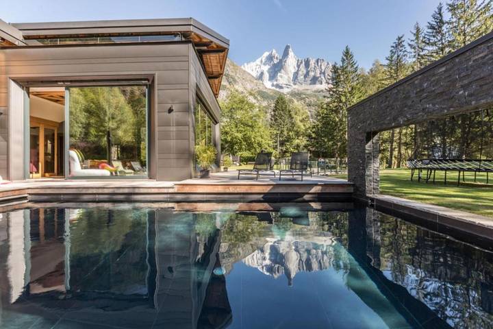 Chalet per 10 persone, con balcone e sauna nonché piscina e idromassaggio - 1
