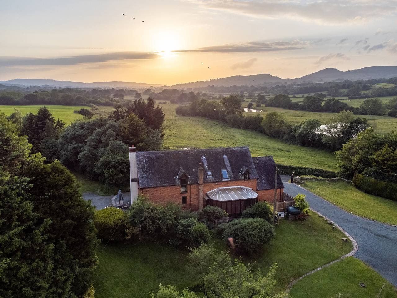 Owlbury Hall Barn in Shropshire Hills