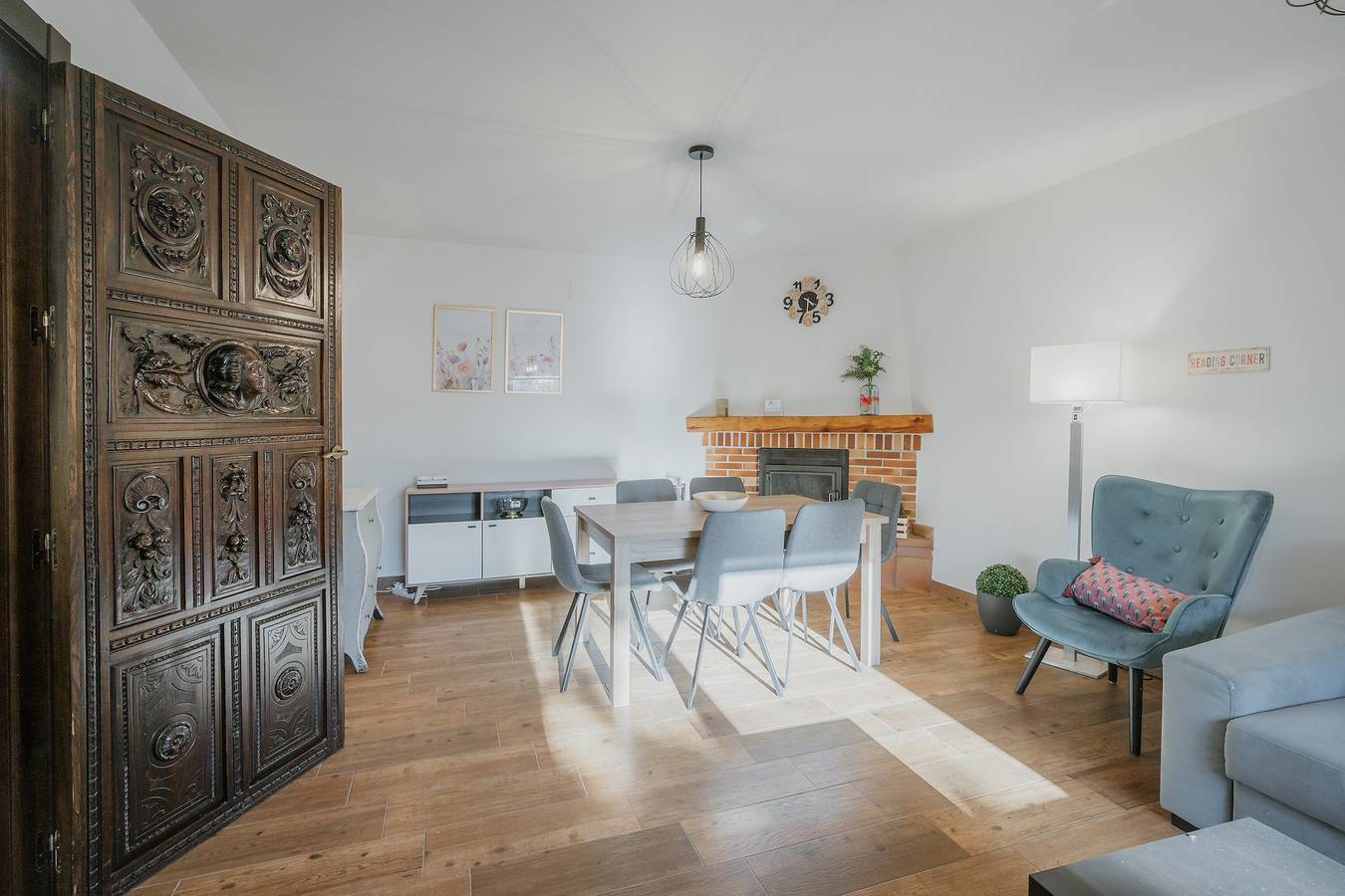 Ferienhaus 'Las Natillas Con V' mit Bergblick, privater Terrasse und Wlan in Martín Miguel, Segovia Provinz