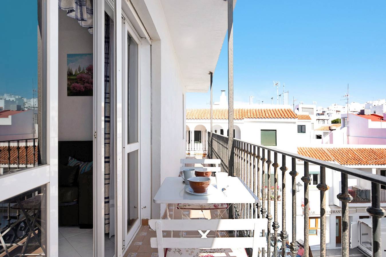 Ganze Wohnung, Ferienwohnung „Mercedes Solo Familias“ mit Meerblick, Balkon und Wlan in Conil de la Frontera, Costa de la Luz