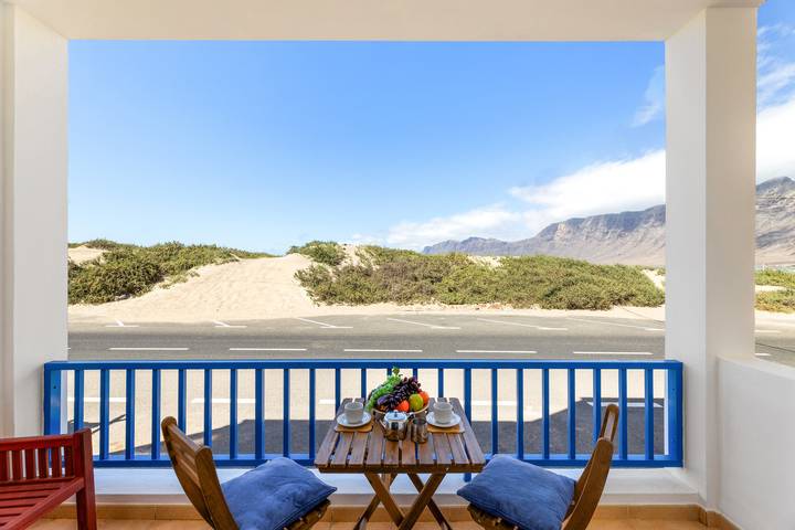 Gîte pour 4 personnes, avec balcon dans Famara