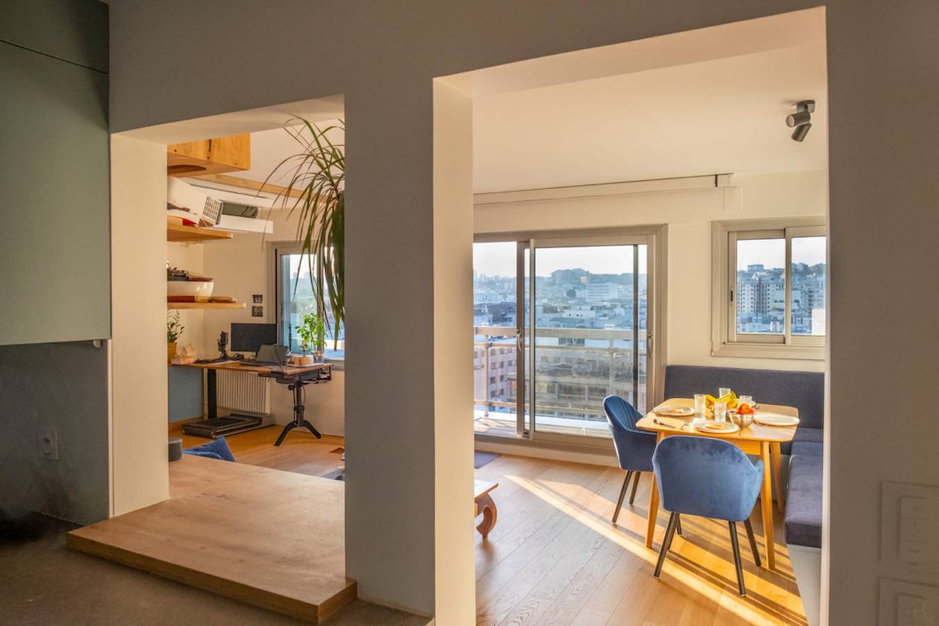Estudio entero, Estudio para 4 personas con balcón in París, Isla de Francia