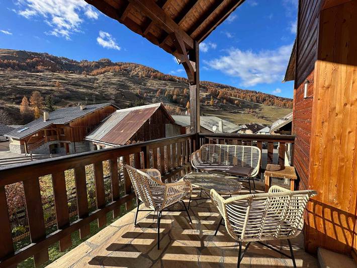 Appartement de vacances pour 10 personnes, avec terrasse dans Vars (station de ski)