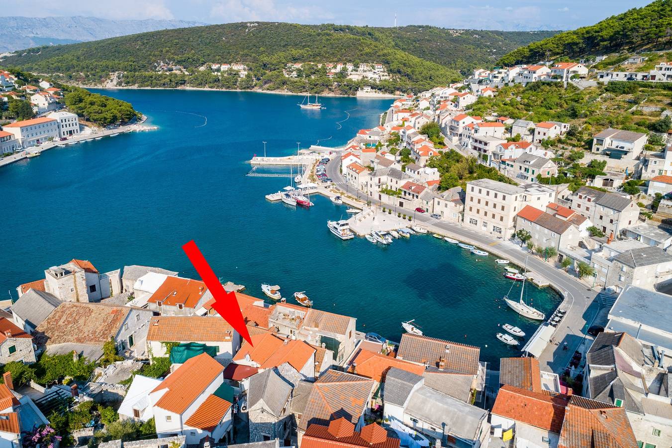 Ganze Wohnung, Apartments by the sea Pučišća, Brač - 15381 in Pucisca, Brac