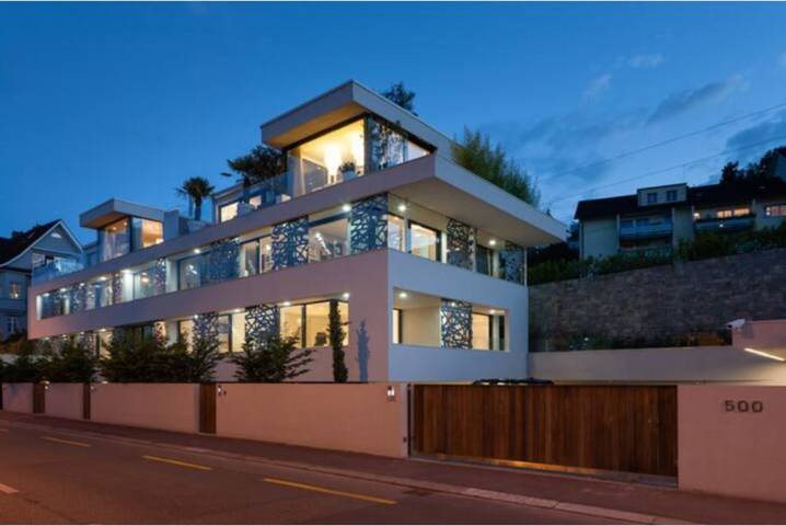 Ferienwohnung für 6 Personen, mit Balkon/Terrasse und Terrasse sowie Seeblick in Zürich - 3