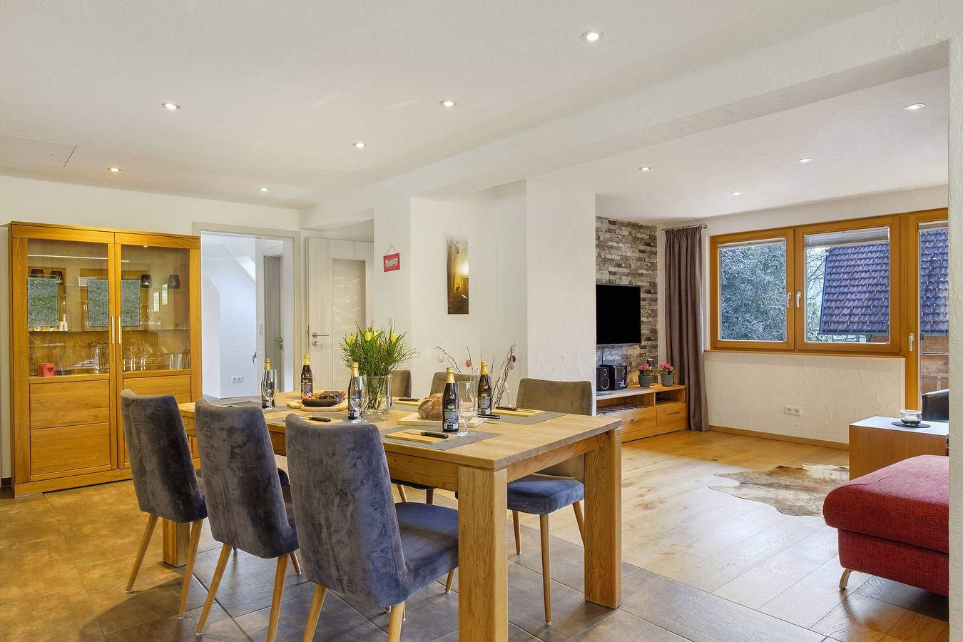Casa de vacaciones 'Ferienhaus Hensler' con vistas a la montaña, terraza privada y Wi-Fi in Hinterzarten, Selva Negra (zona sur)