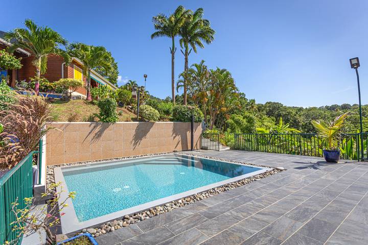 Villa pour 2 personnes, avec piscine et balcon à Deshaies - 4