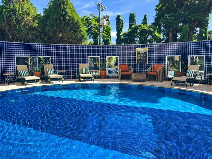 Pousadas para 3 pessoas, com piscina e sauna em Uberaba
