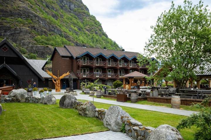 Hôtel pour 5 personnes, avec jardin et vue dans Flåm