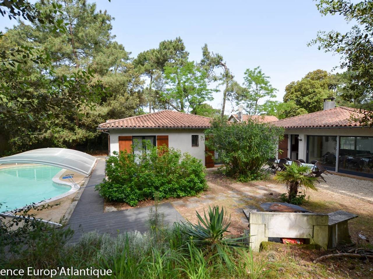 Villa avec Piscine et Jardin pour 10 pers - 4 ch, proche plage in La Palmyre, Les Mathes