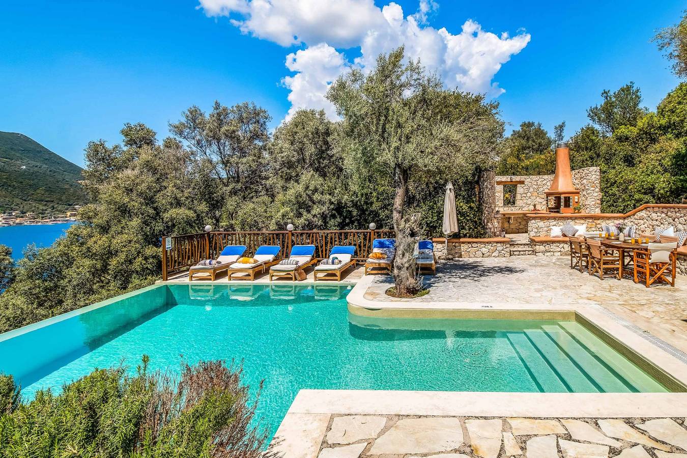 Villa Pisti in Syvota (Lefkada), Griechenland