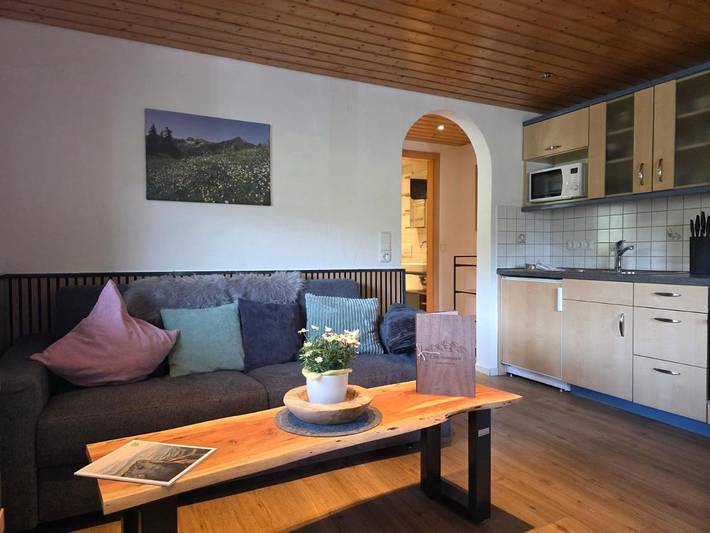 Ferienwohnung für 3 Personen, mit Terrasse und Ausblick
