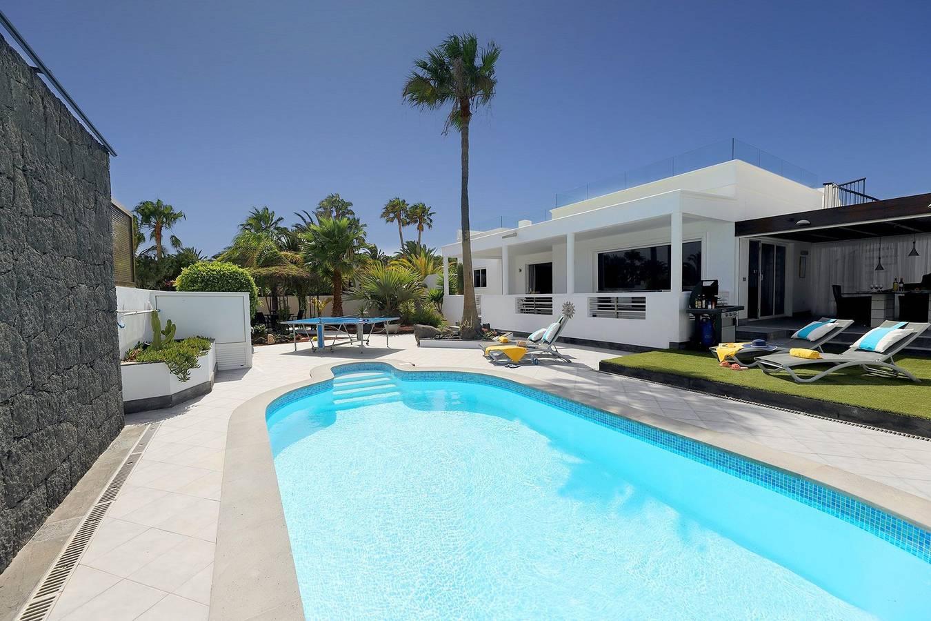 Villa für 6 Personen mit Balkon in Puerto Calero, Yaiza