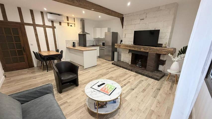 Appartement de vacances pour 4 personnes, avec jardin