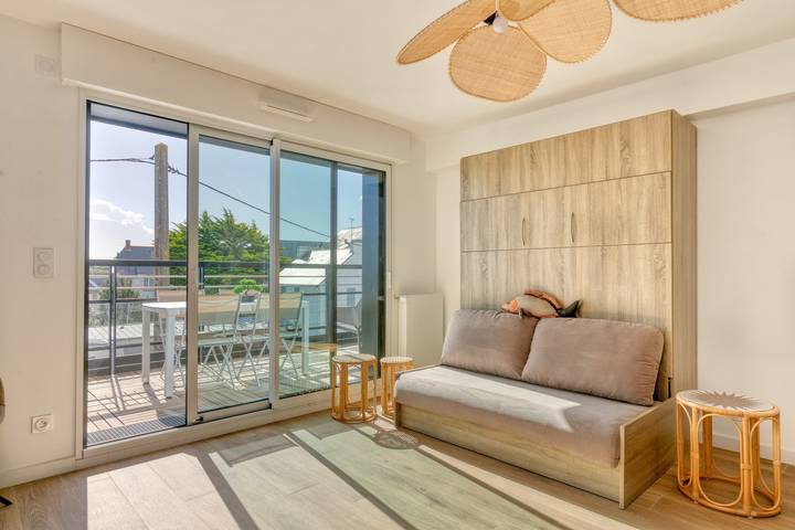 Appartement entier, Appartement 'Port Lin Proche Océan' avec Balcon et Wi-Fi in Le Croisic, Côte d'Amour