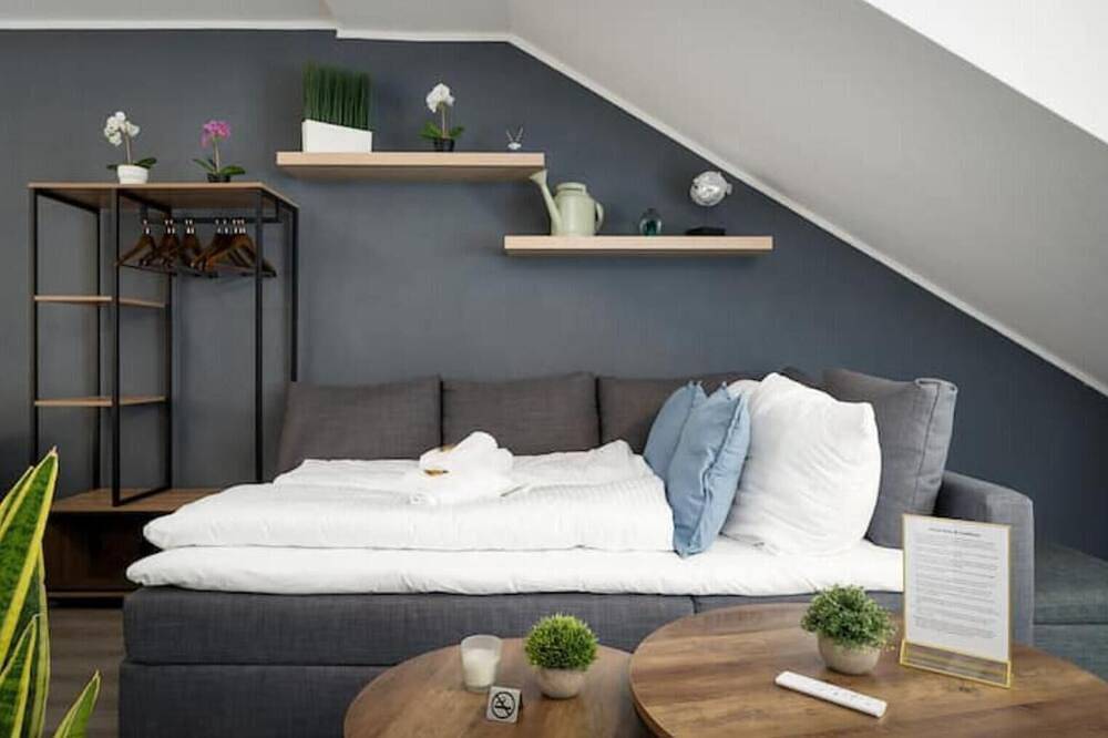 Entire apartment, Federnest: Luxus-studio Homeoffice 11 min Hbf in Homberg/Ruhrort/Baerl, Duisburg