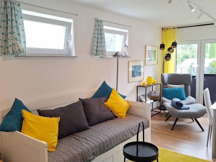 Ferienwohnung für 4 Personen, mit Terrasse und Garten