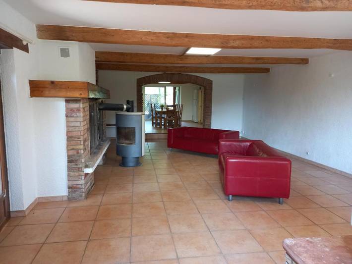 Gîte pour 5 personnes, avec terrasse et vue à Baziège