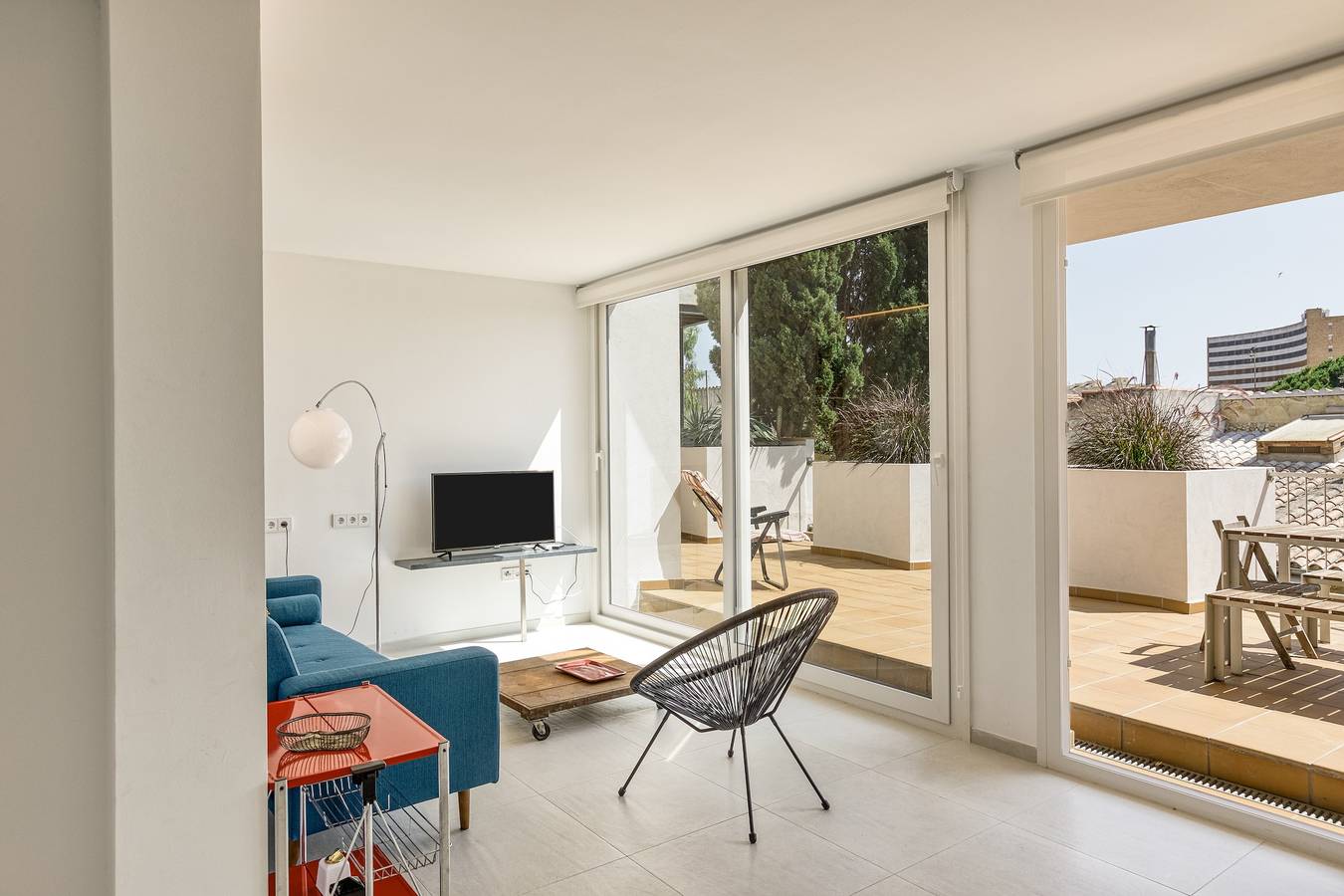 Geheel appartement, Appartement met groot privéterras vlak bij zee – Begane grond in L'Escala, Upper Empordà