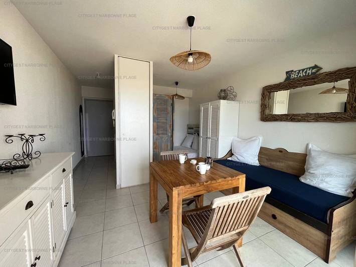 Ganzes Studio, Studio für 4 Personen mit Terrasse in Saint Pierre la Mer, Fleury