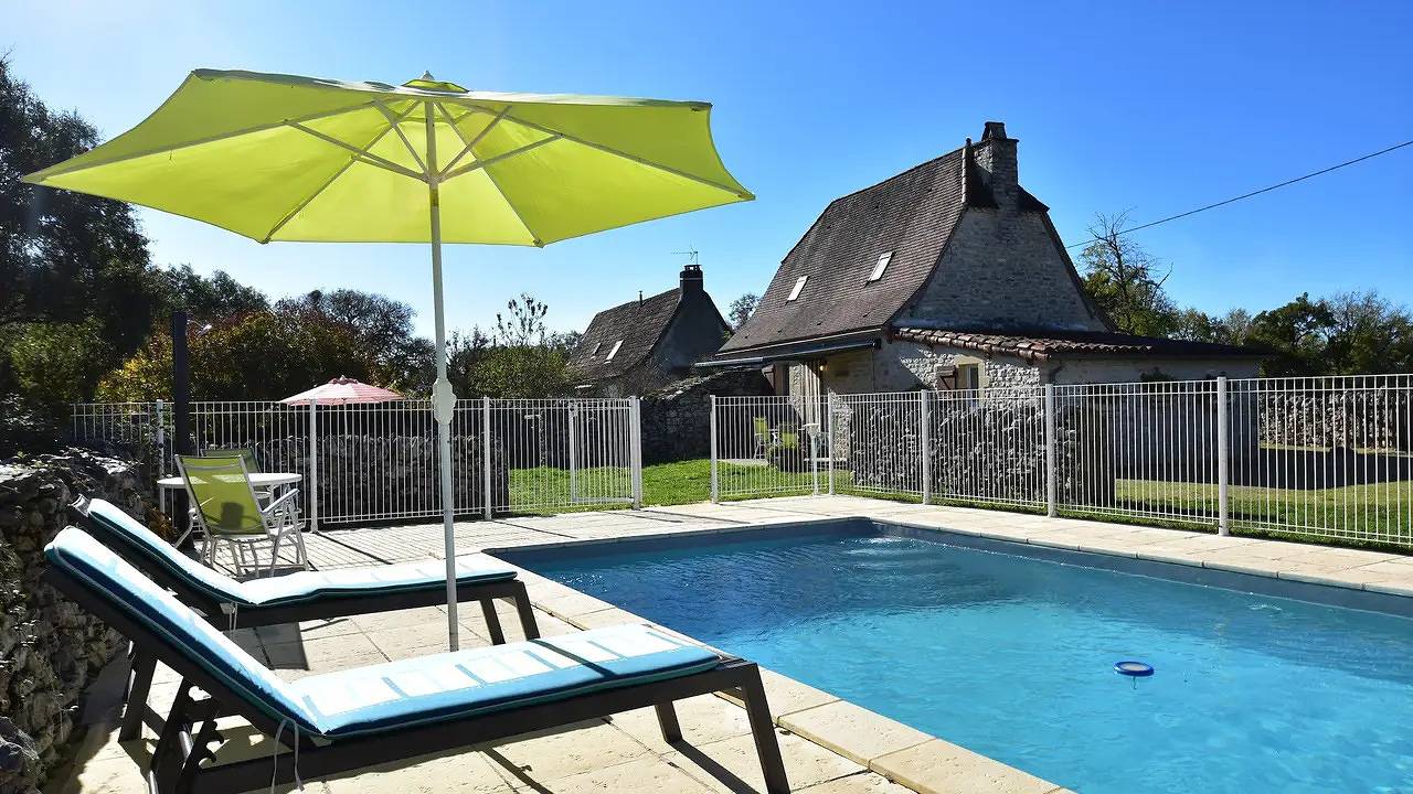Maison de vacances pour 5 personnes avec piscine in Gramat, Quercy