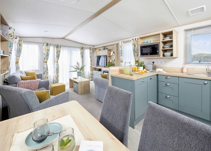 Caravan for 6 people in Cornwall