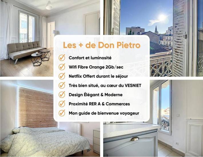 Gîte pour 4 personnes, avec vue, animaux acceptés à Le Vésinet - 3