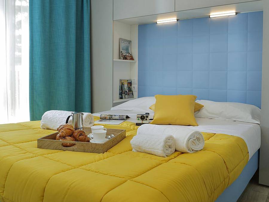 Hu Altomincio village - Casa mobile 5 persone - Chalet superiore - Soggiorno Premium Hu L in Valeggio sul Mincio, Provincia di Verona