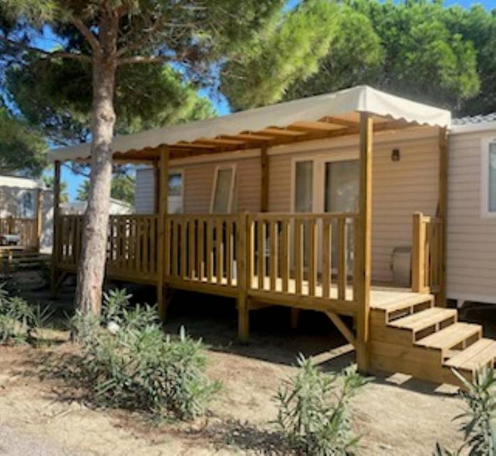 Appartement de vacances pour 8 personnes, avec piscine ainsi que bassin pour enfant et terrasse
