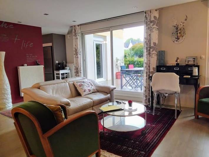 Appartement de vacances pour 4 personnes, avec jardin